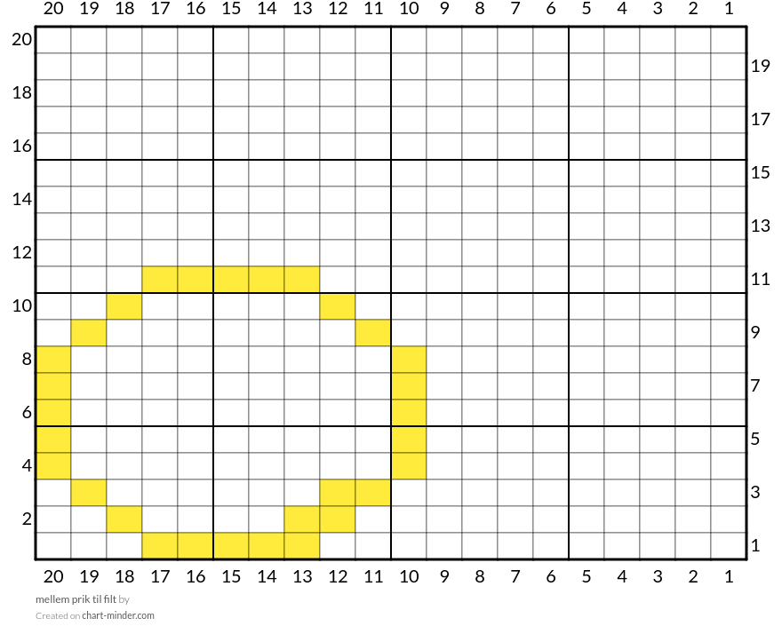 mellem prik til filt