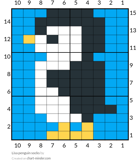 Lisa penguin socks