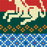 Red unicorn hat