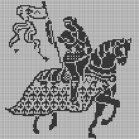 Joanne D'Arc (image from the Antique Pattern Library)