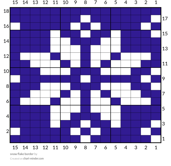 snow flake border