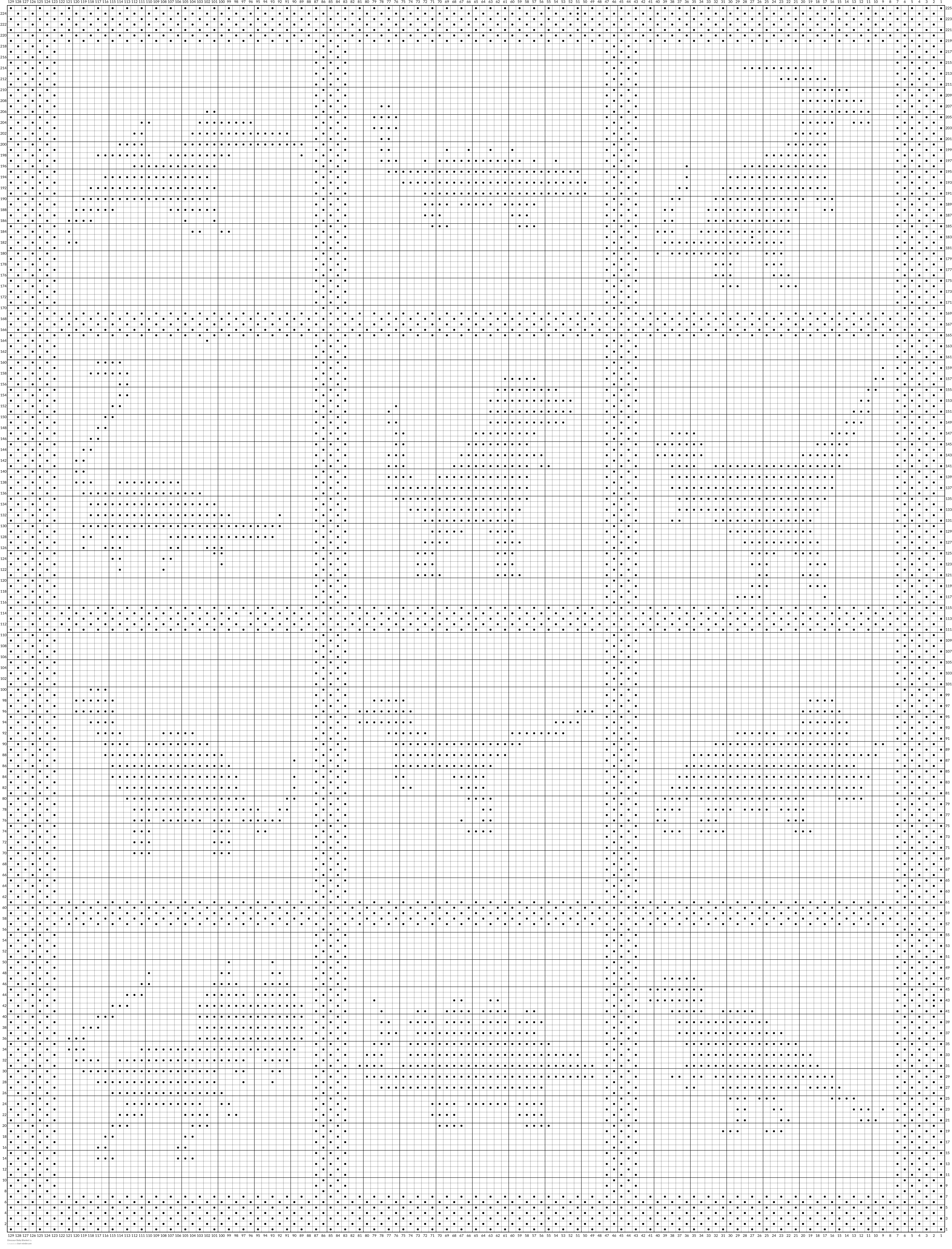 Dinosaur Baby Blanket