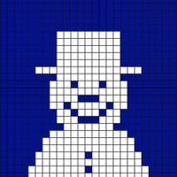 Snowman Stocking V1