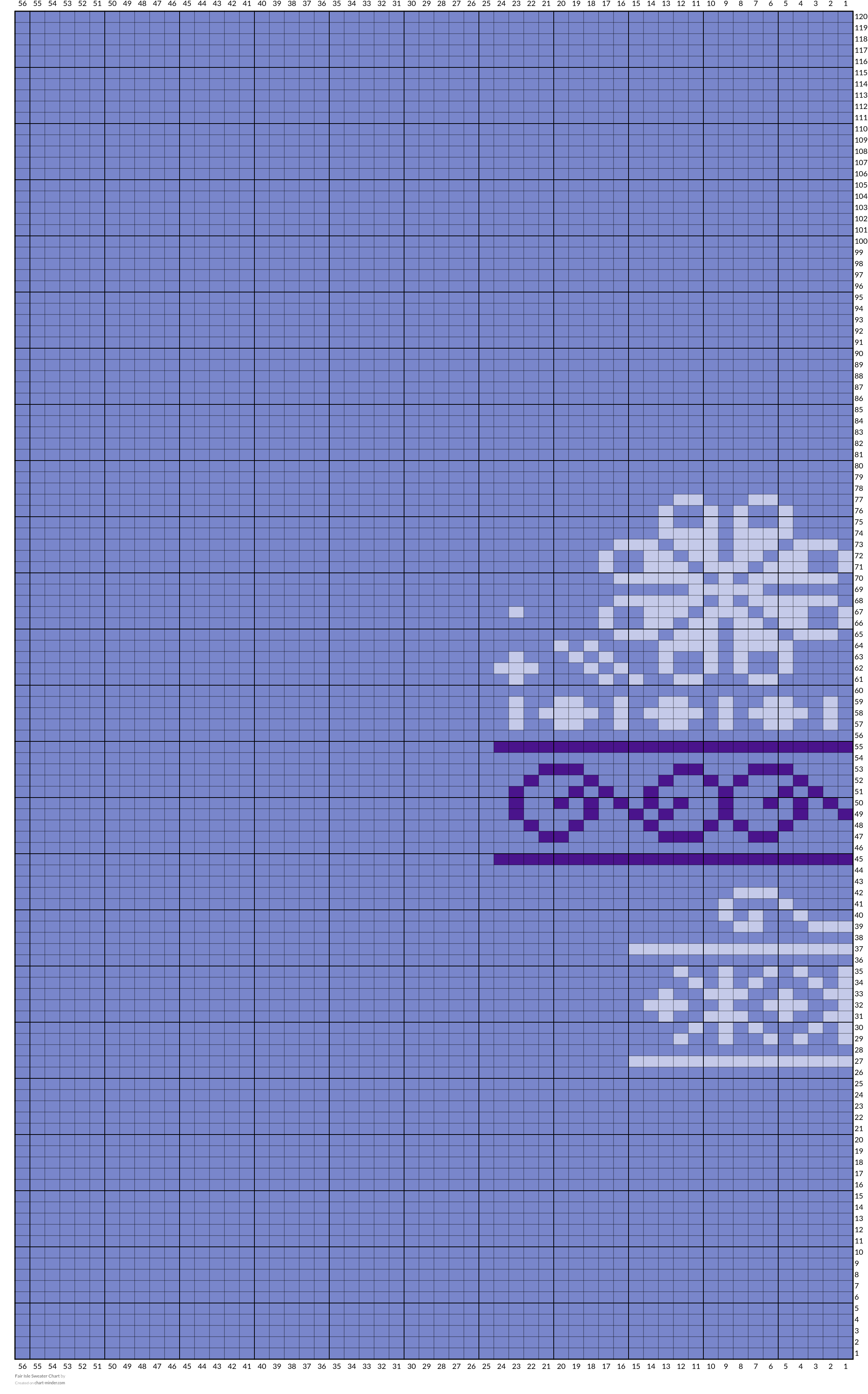 Fair Isle Sweater Chart