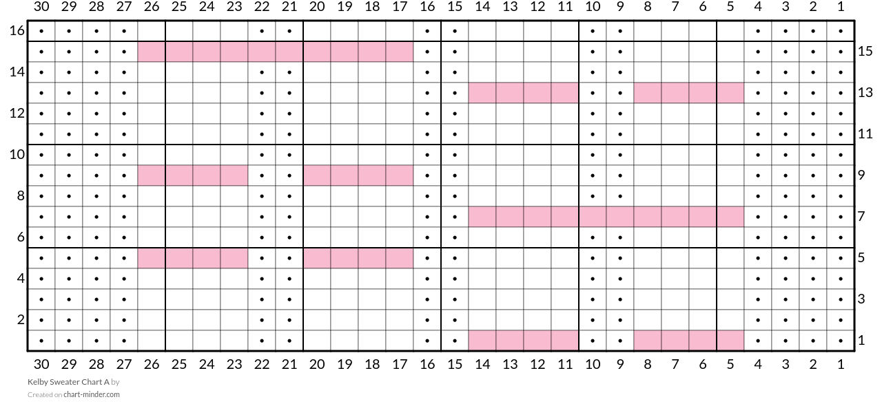 Kelby Sweater Chart A