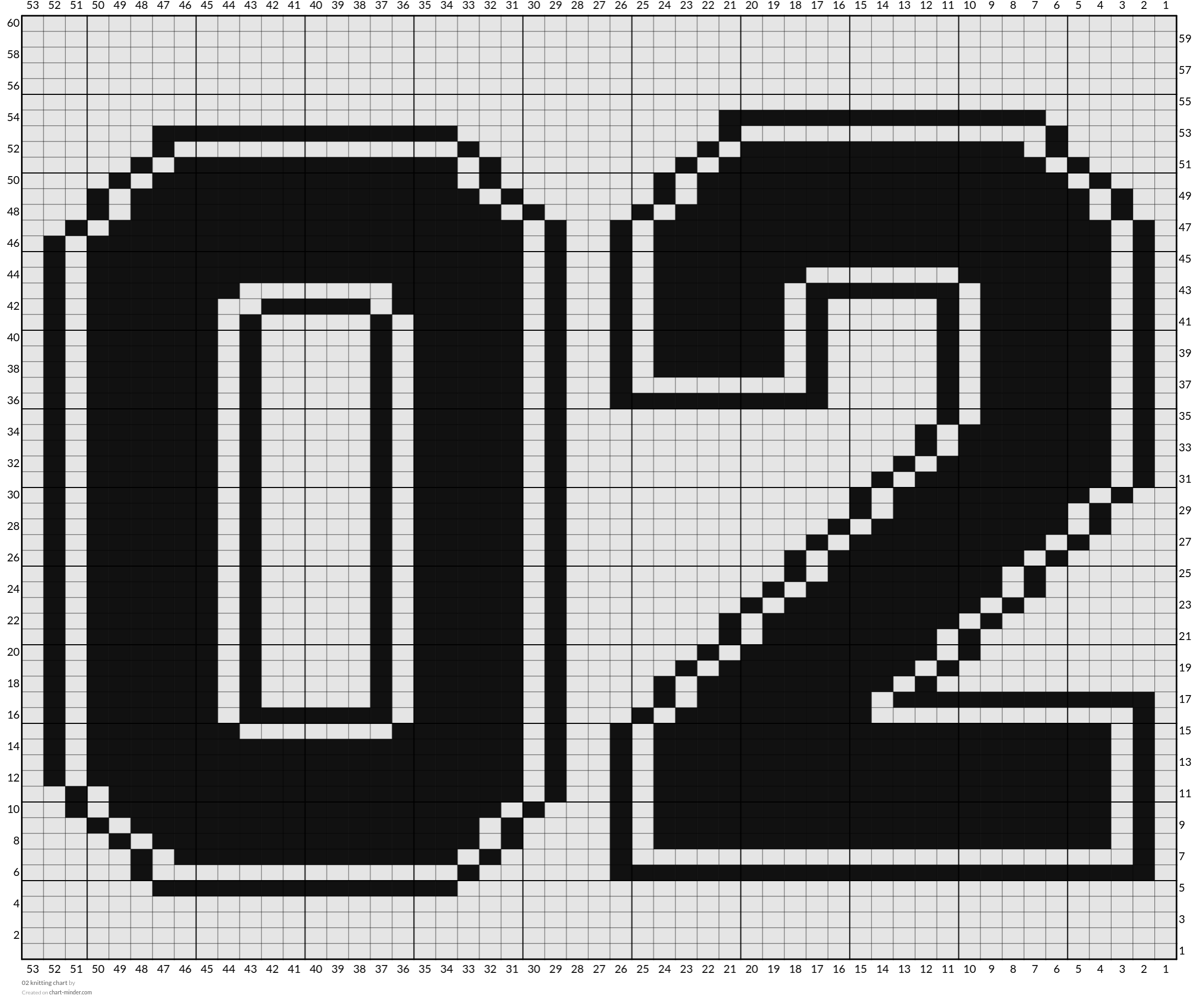 02 knitting chart