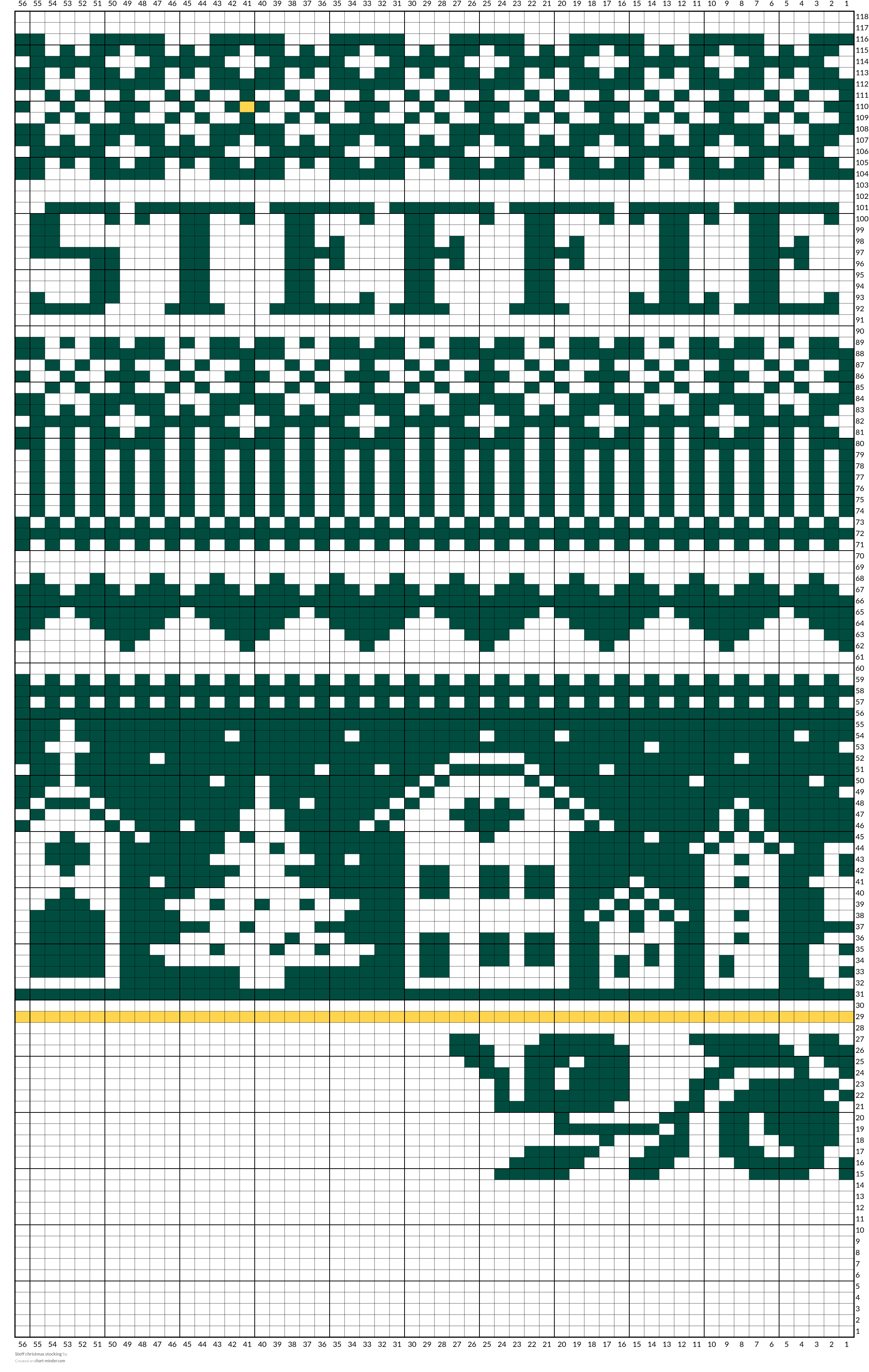 Steff christmas stocking