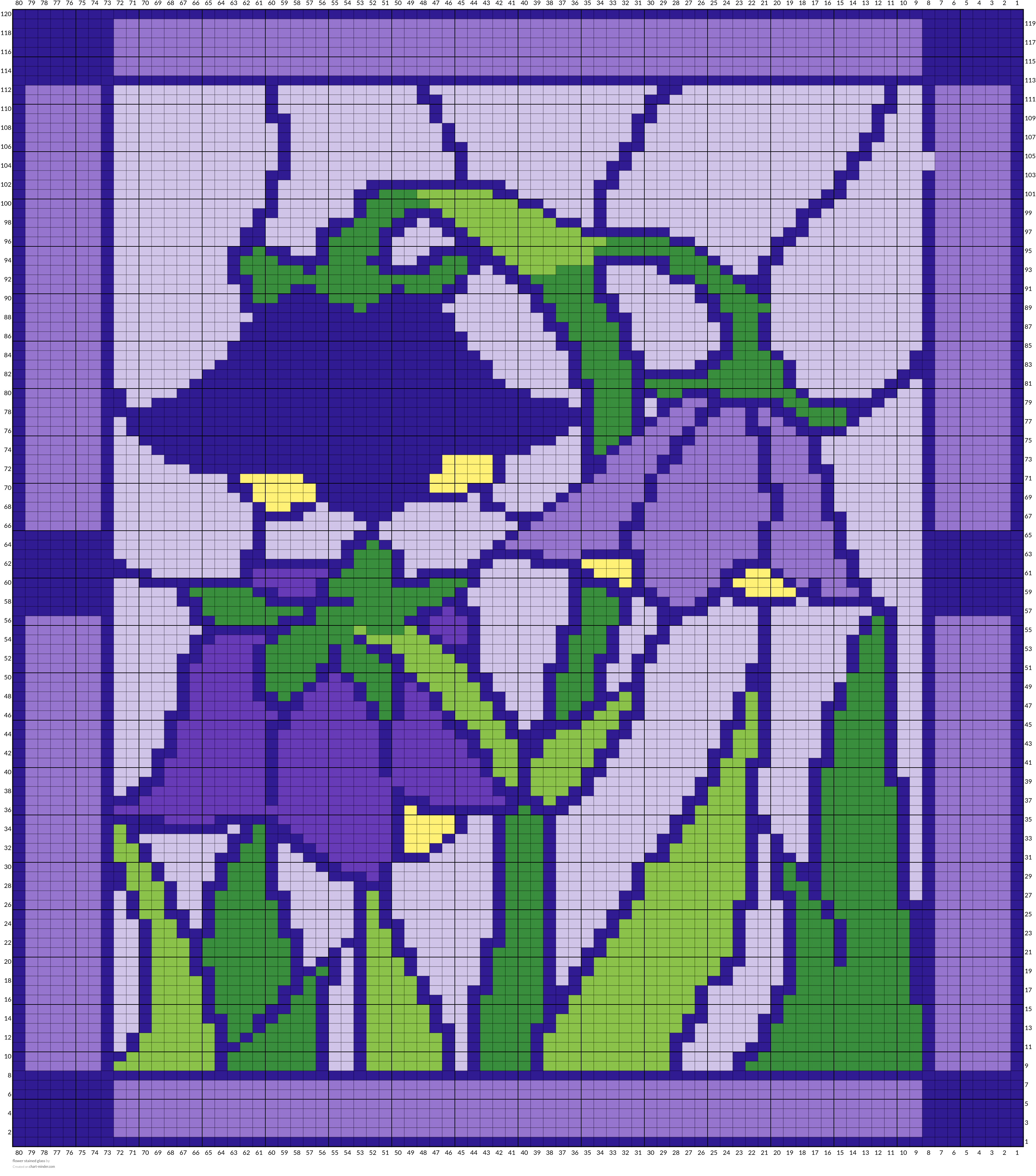 flower stained glass