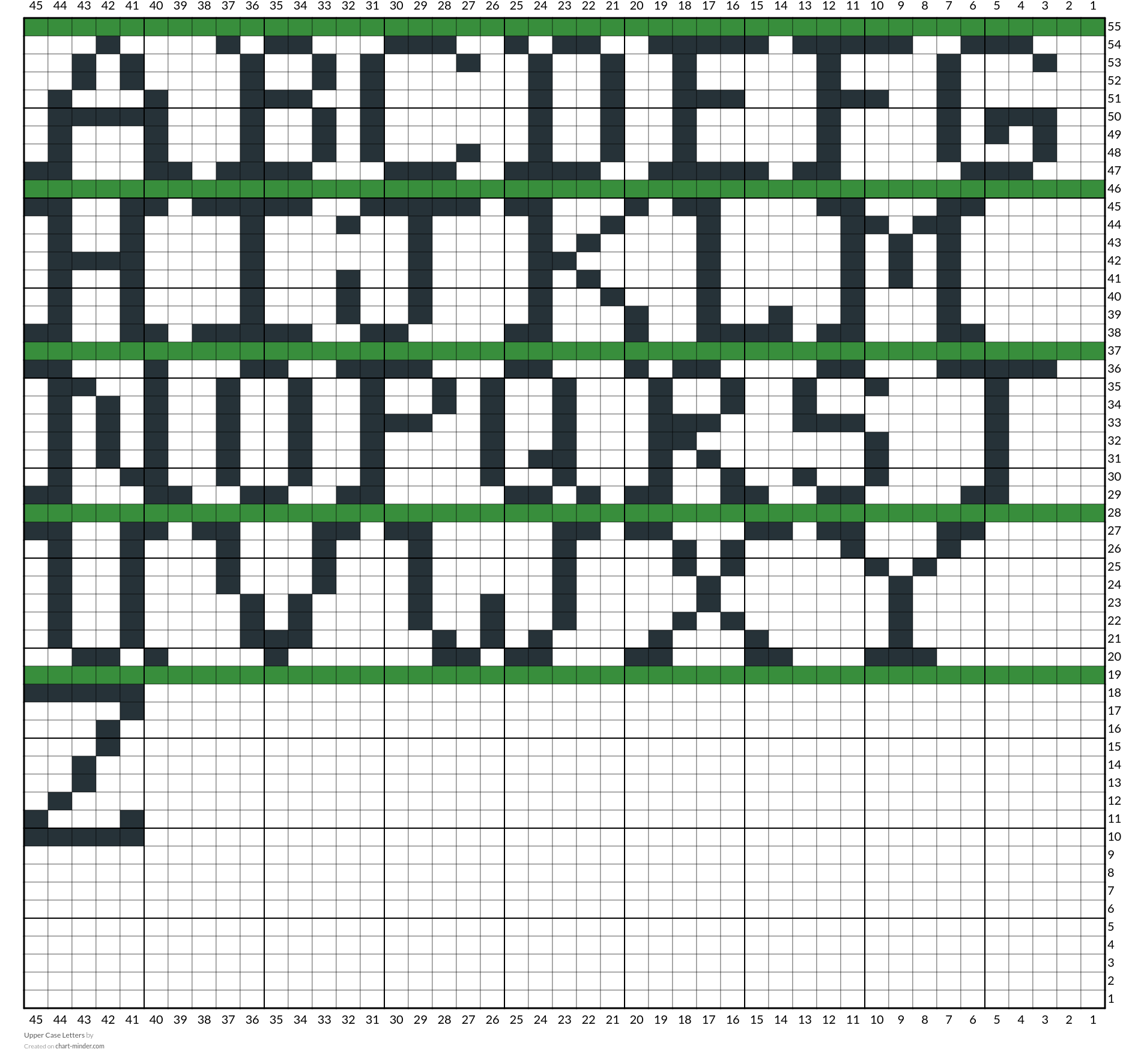 Upper Case Letters