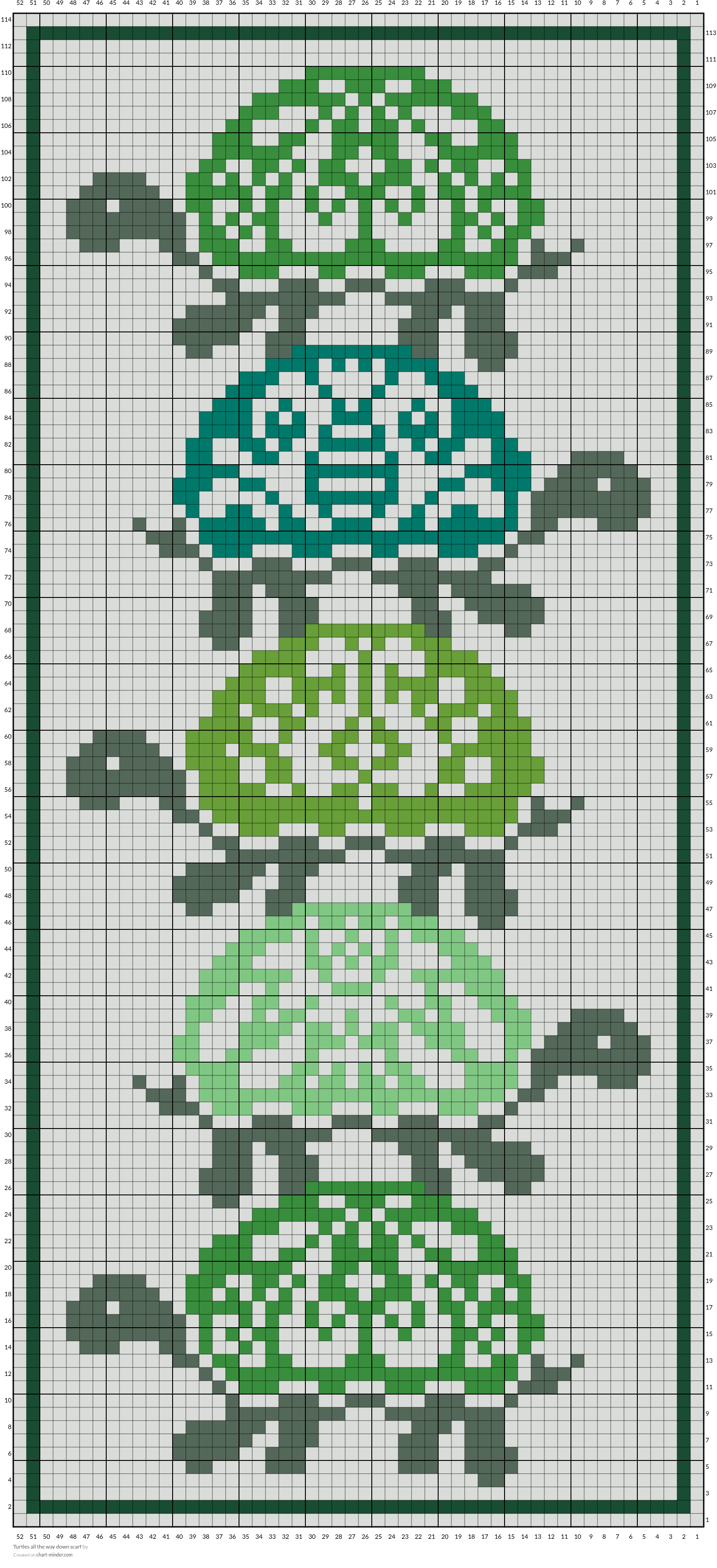 Turtles all the way down scarf