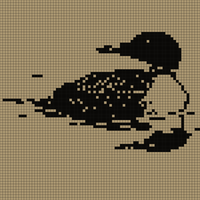 Loon tapestry