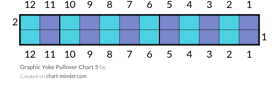 Graphic Yoke Pullover Chart 5