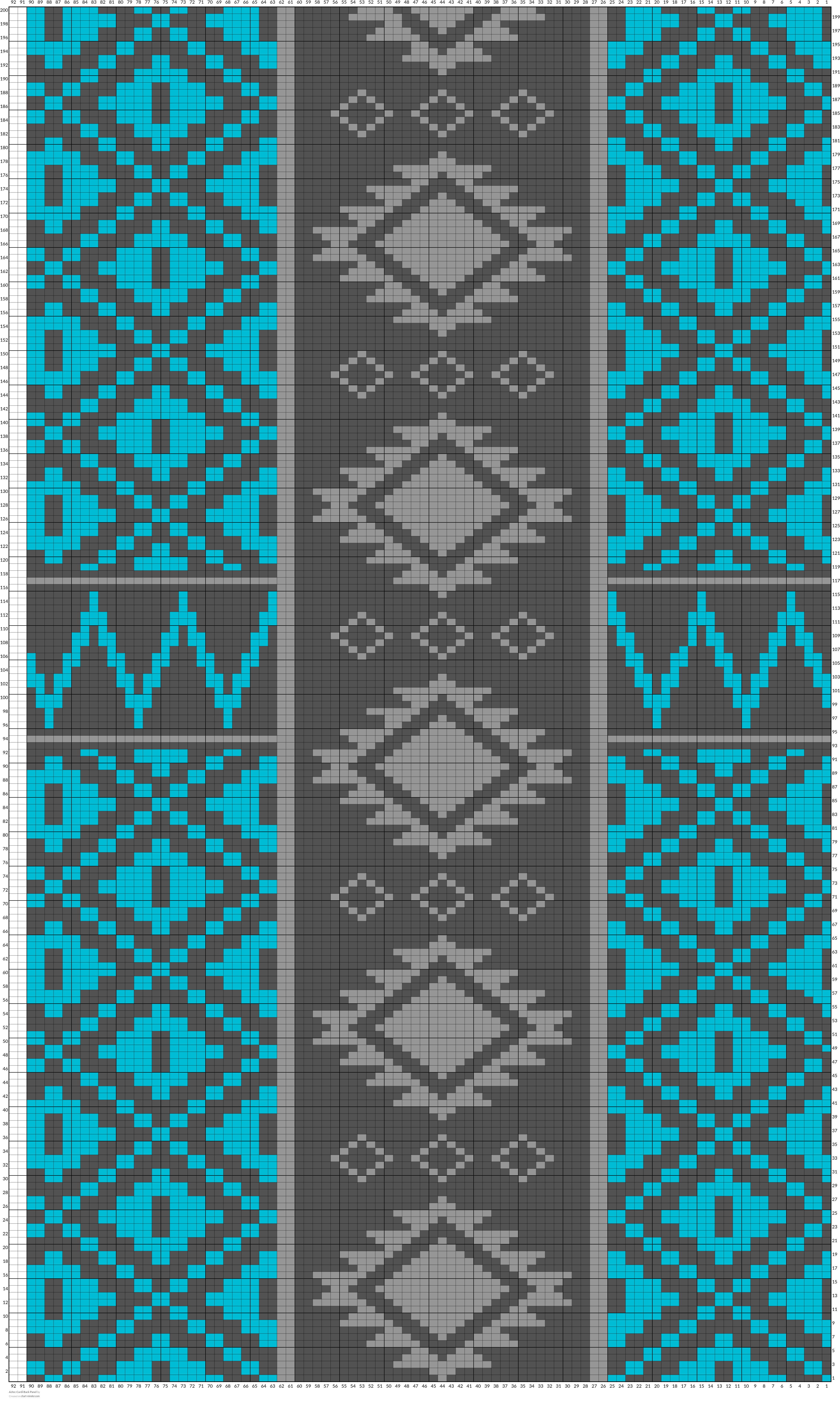 Aztec Cardi Back Panel 