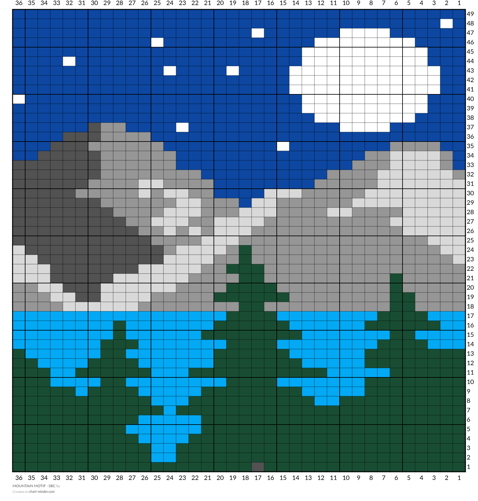 MOUNTAIN MOTIF - SBC