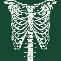 Copy of linha-tirada-arte-do-ribcage-mão-humana-anatomicamente-correta ...