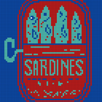 Sardines in a can