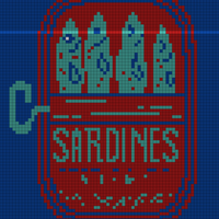Sardines in a can