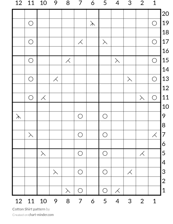 Cotton Shirt pattern