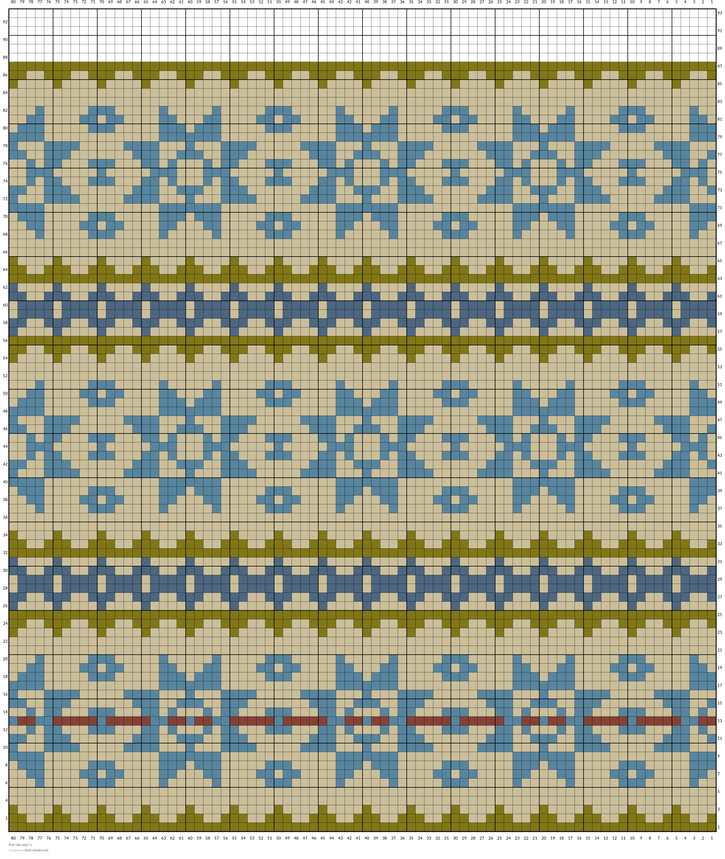Fair isle vest 