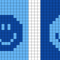 Sample double knit chart