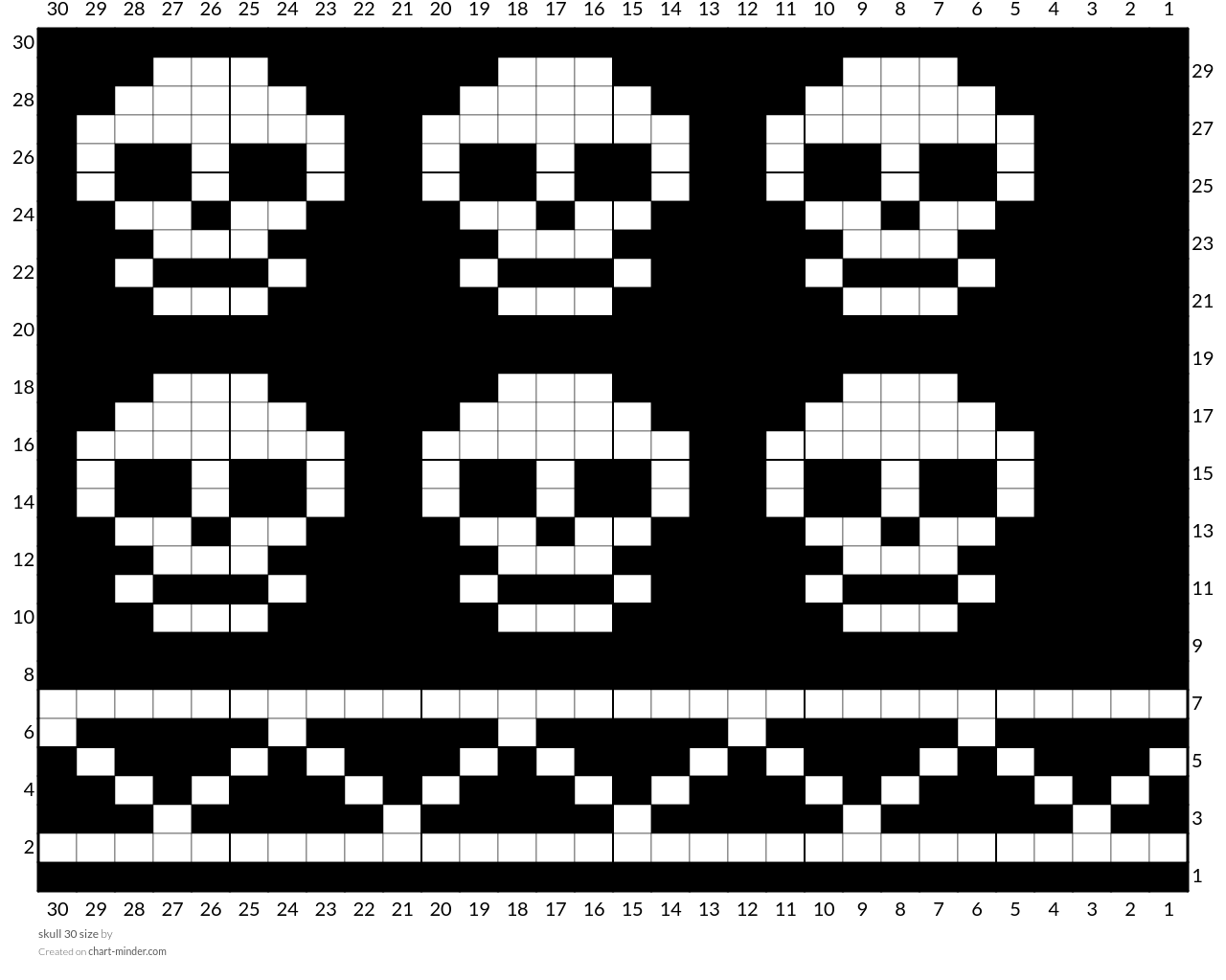 skull 30 size