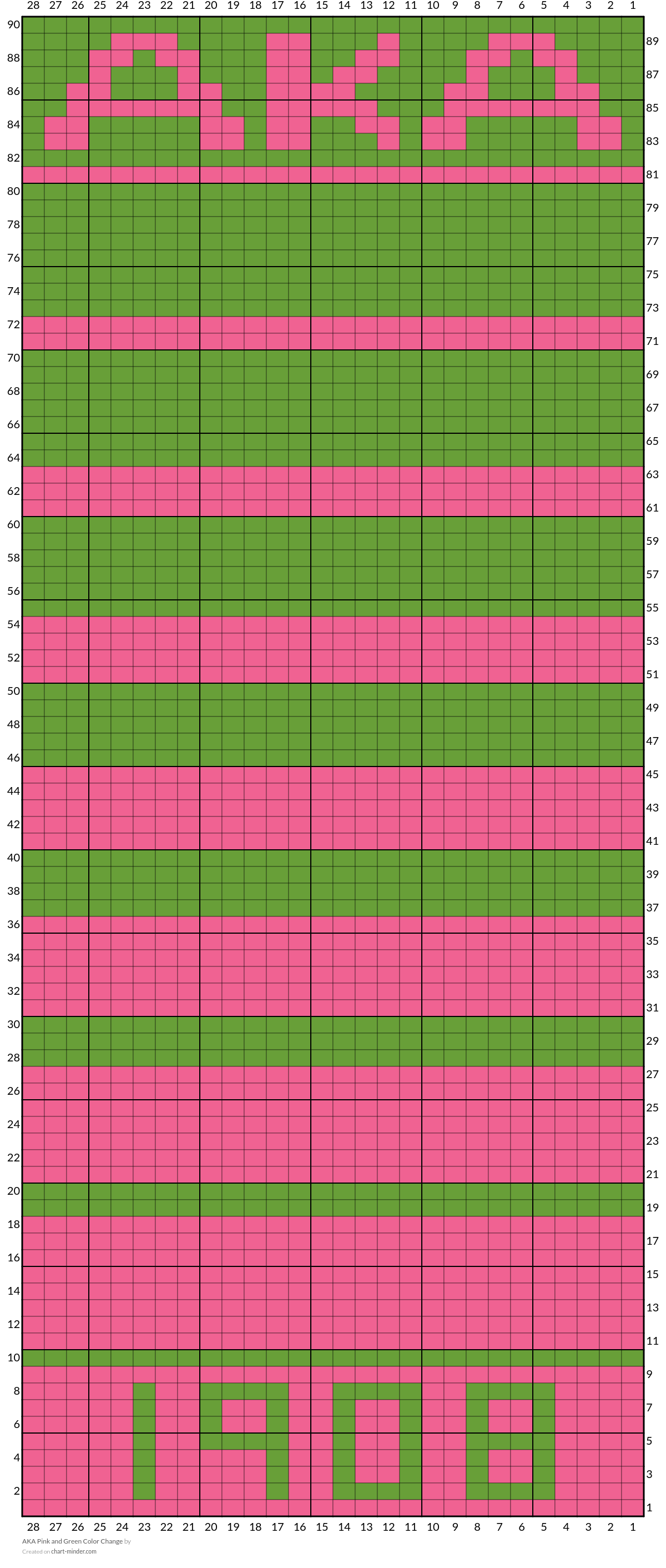 AKA Pink and Green Color Change