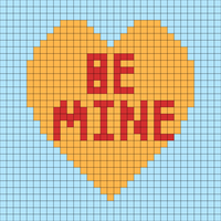 Be Mine Candy Heart