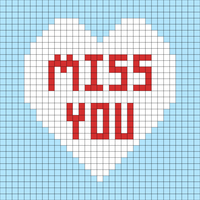 Miss You Candy Heart