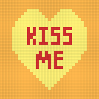 Kiss Me Candy Heart