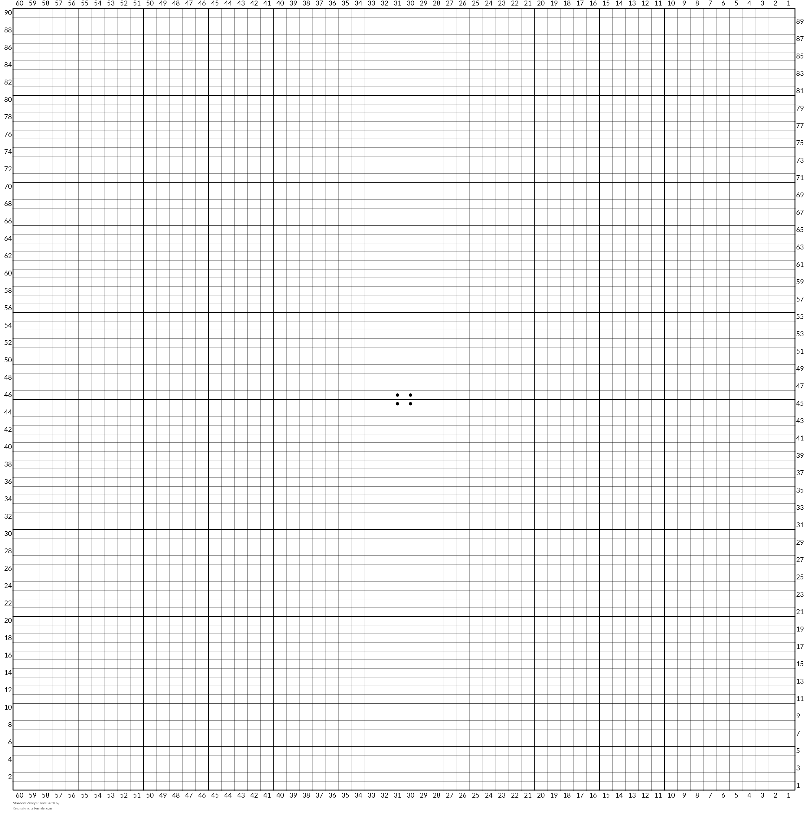 Stardew Valley Pillow BaCK