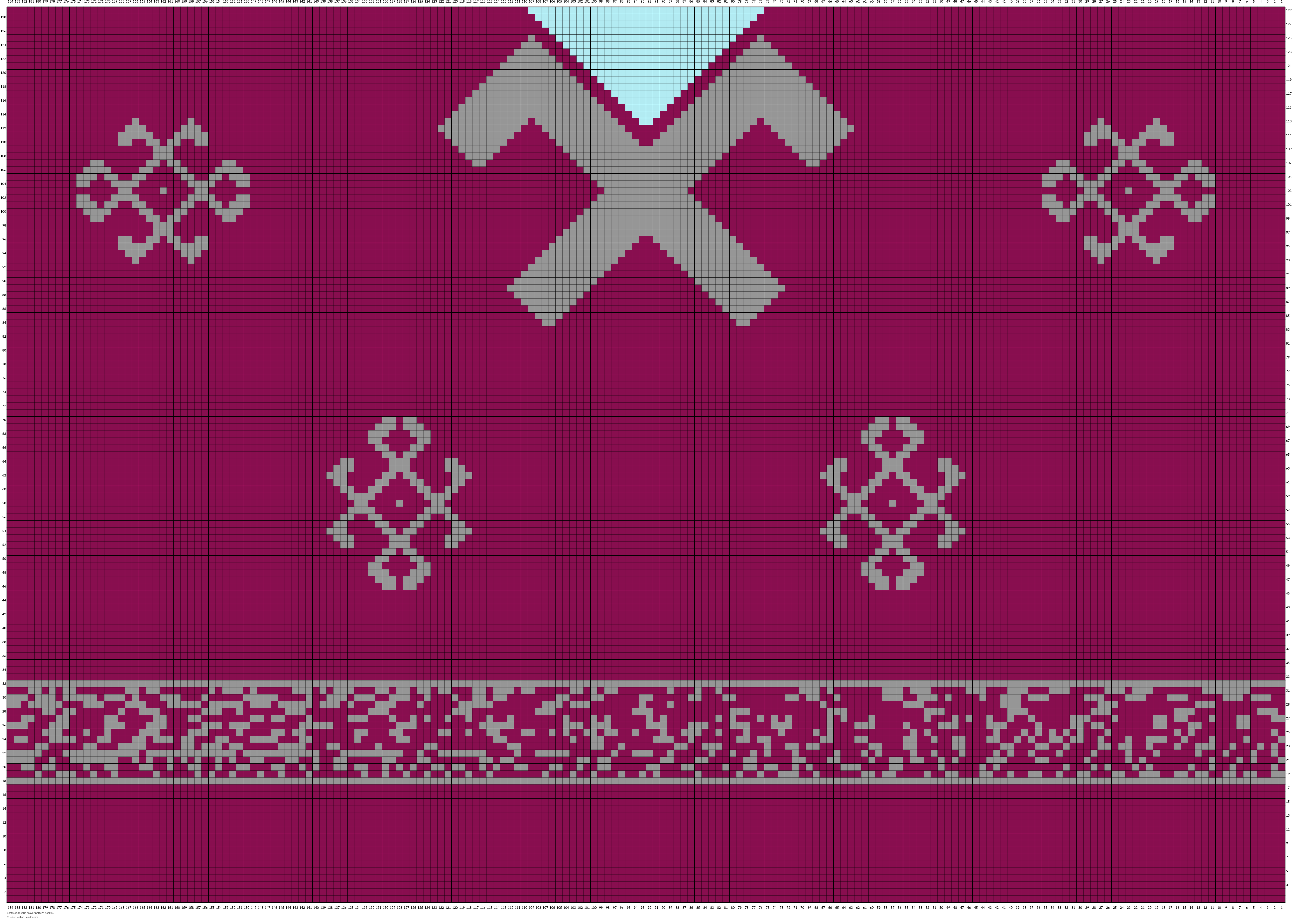 Eastwoodesque prayer pattern back