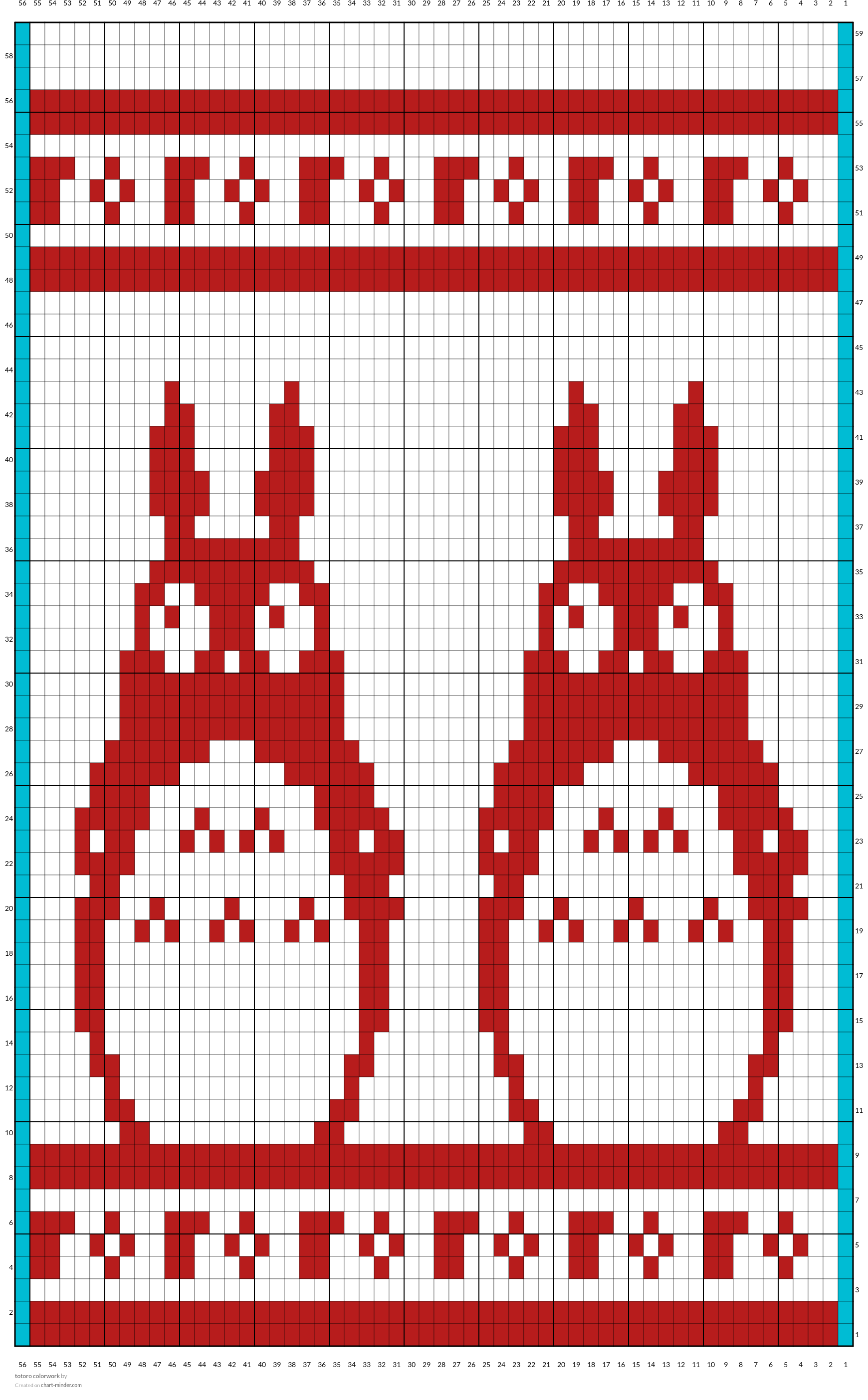 totoro colorwork
