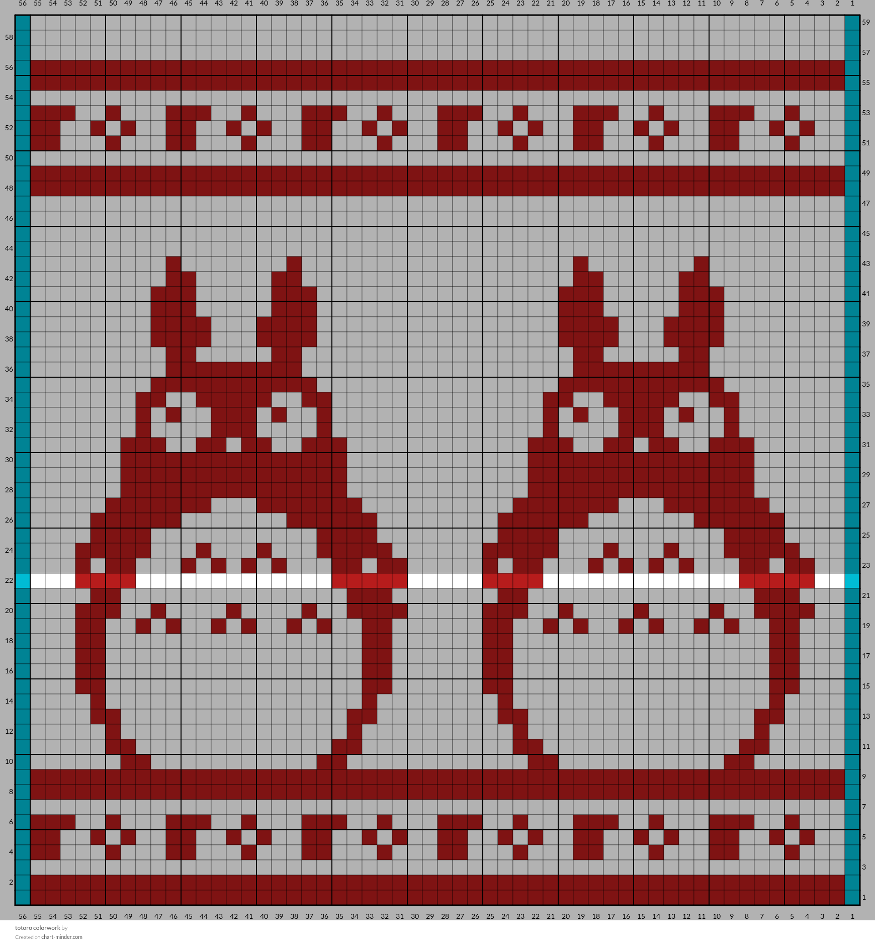 totoro colorwork