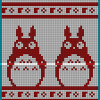 totoro colorwork