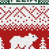Christmas stocking Bear