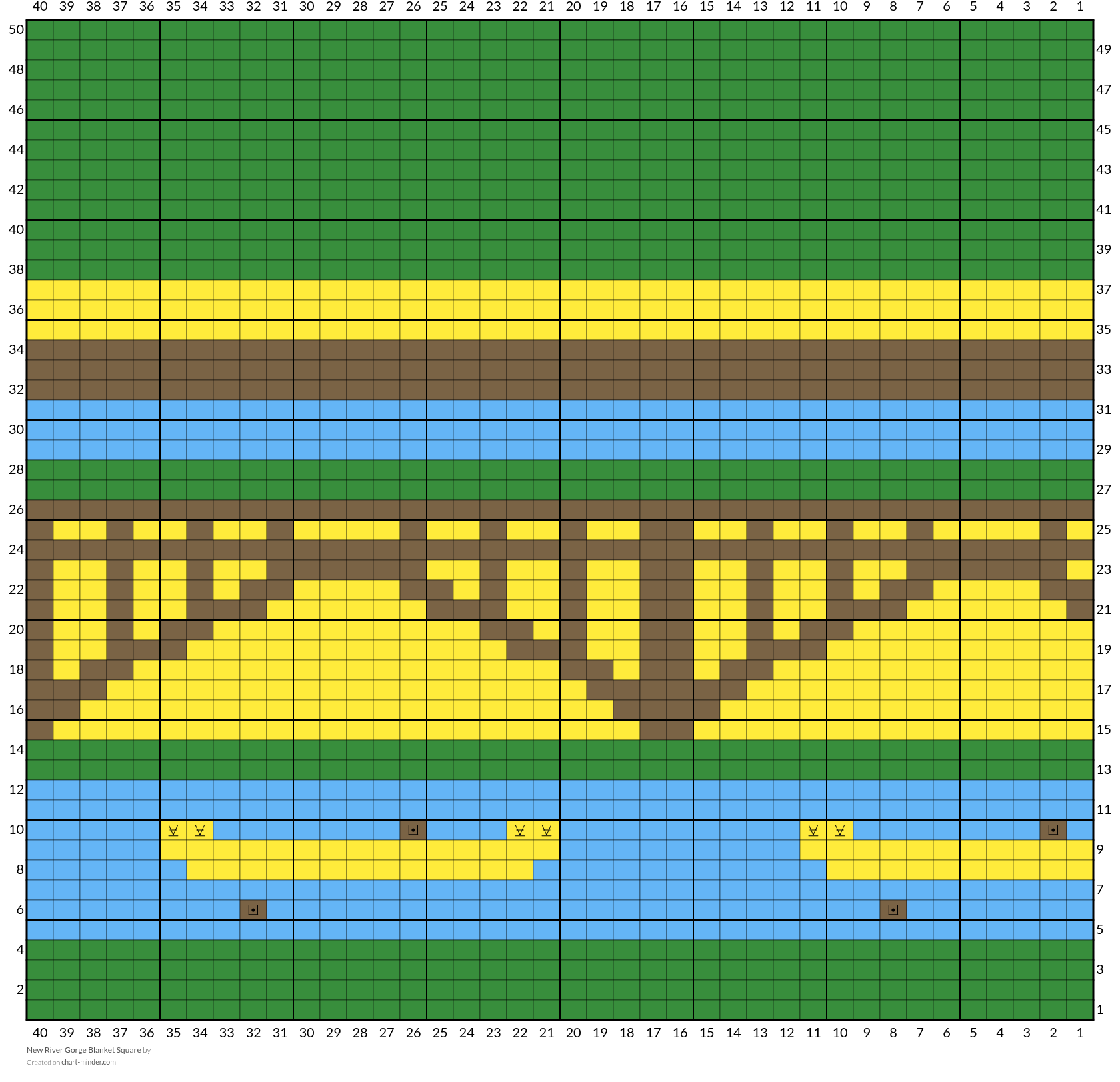 New River Gorge Blanket Square