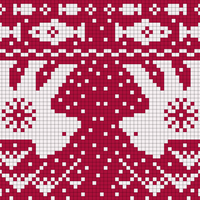 Christmas Stocking - Bear Motif