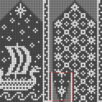 Left mitten colour test