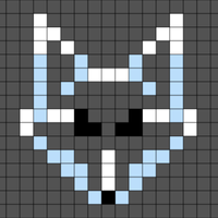 wolf head simple