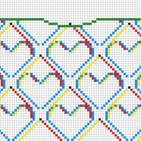 3 -ème version DEVANT REVU ENCOLURE  pull jaune o 
