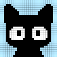 Big Eye Cat Granny Square