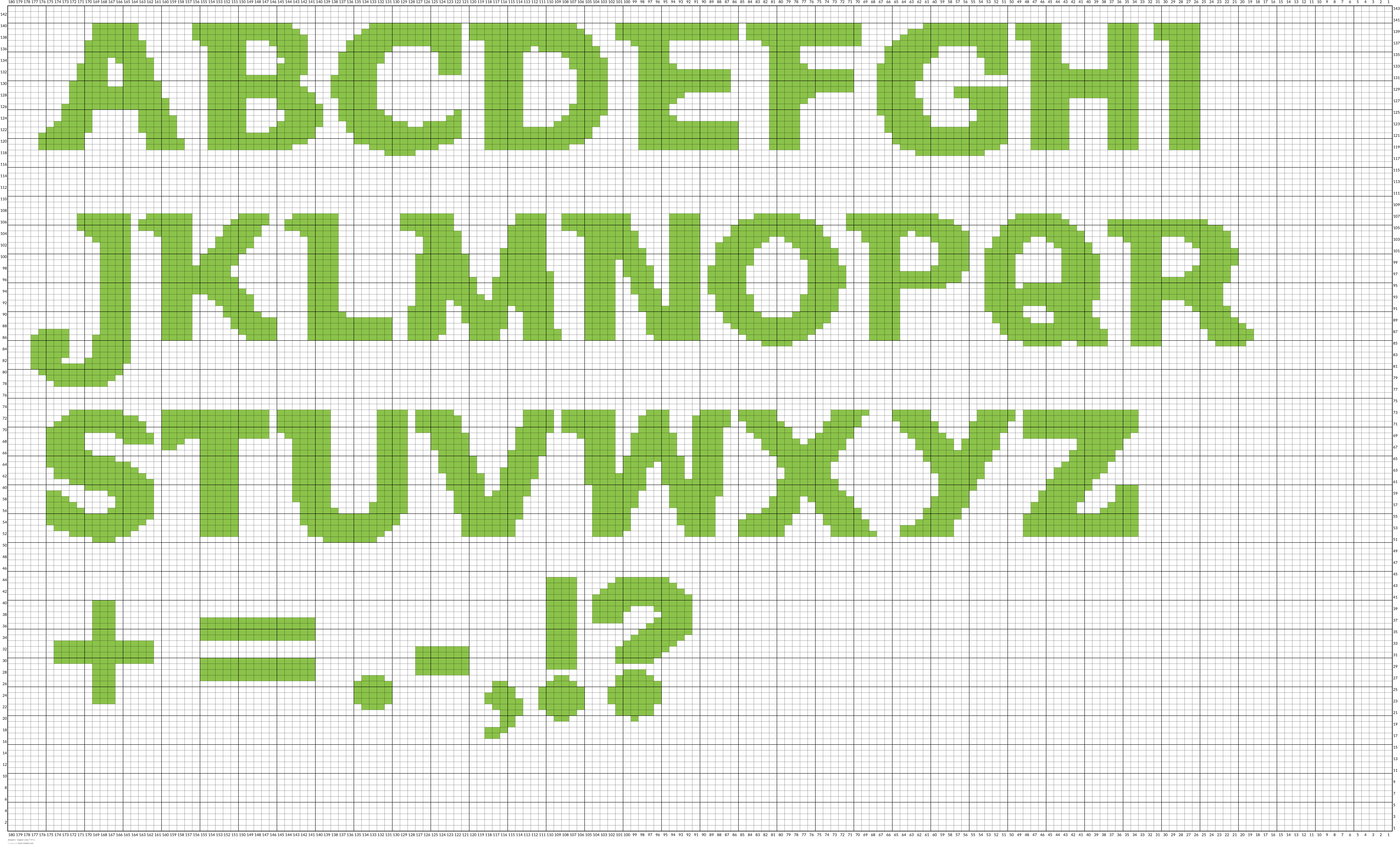 Jeepers - Upper case 7-9