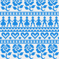 Norwegian Knit Pillow for Grandma