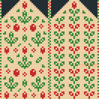 Lingonvantar blad höger