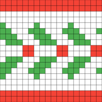 Holly for 64 st stocking