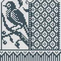 bird2 mitten - medR