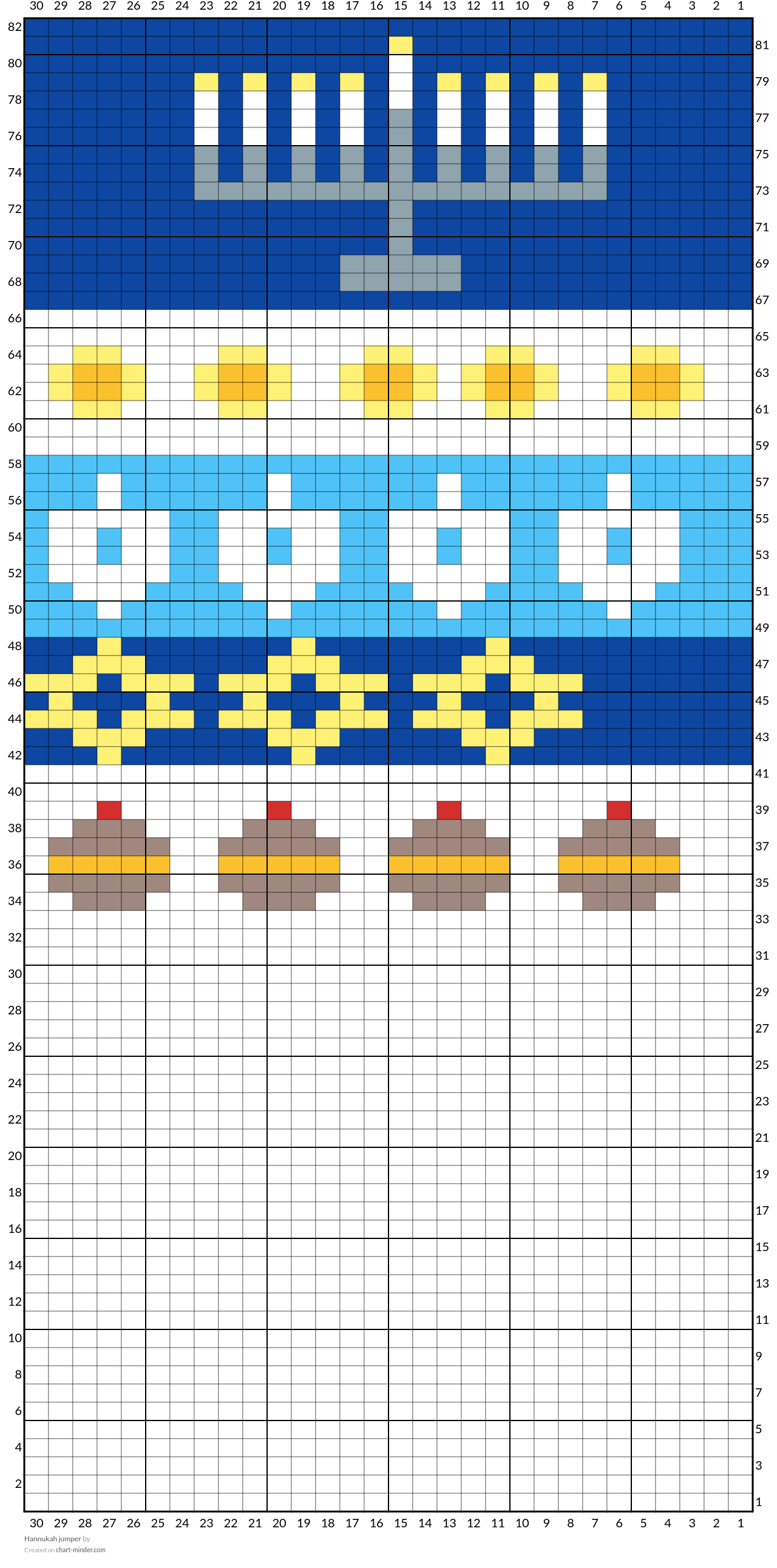 Hannukah jumper