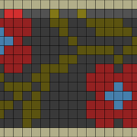 Copy of Scrolling flower border