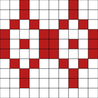 Stocking under ribbing