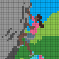 Female bouldering